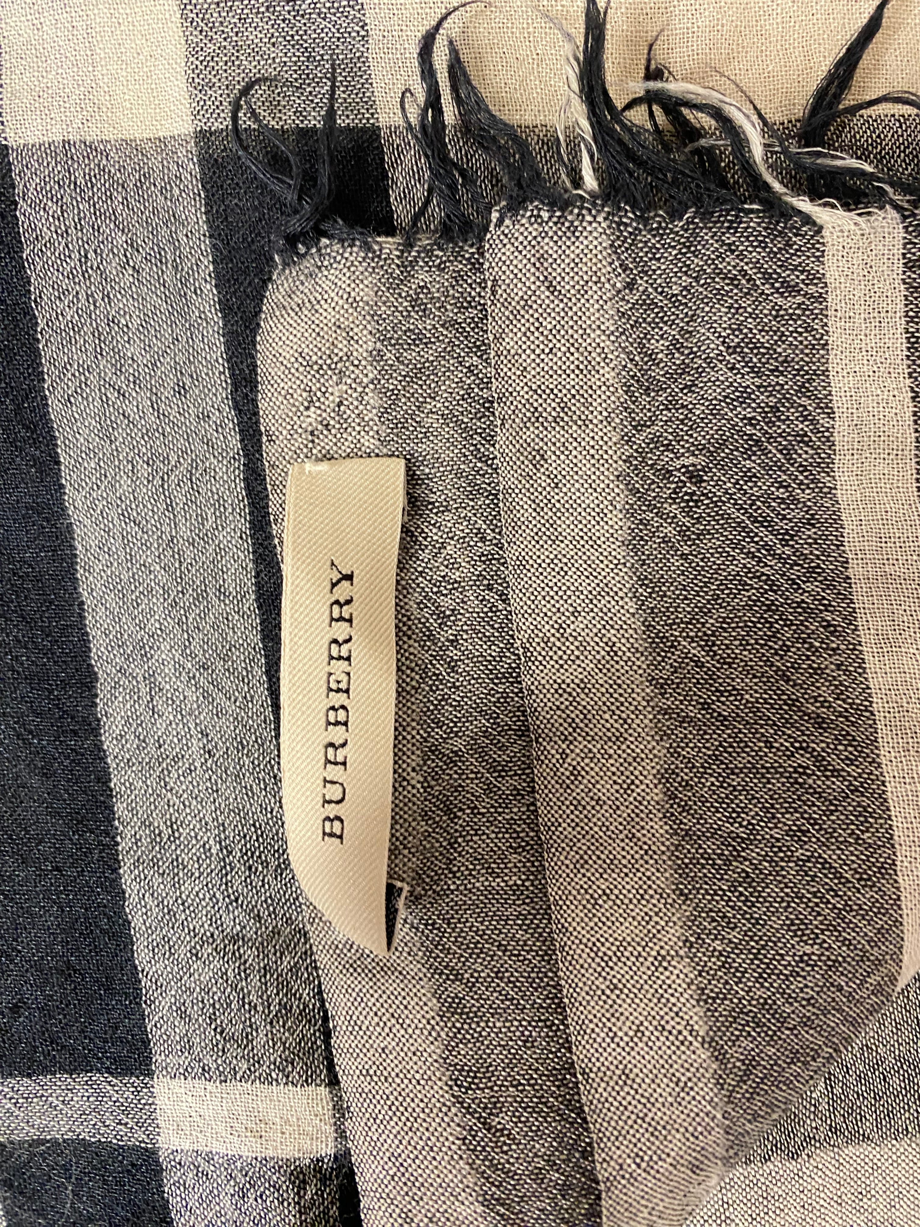 Burberry Tricolor Long Scarf