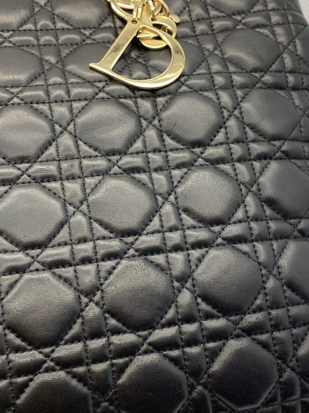 Christian Dior Black Soft Shopping Bag