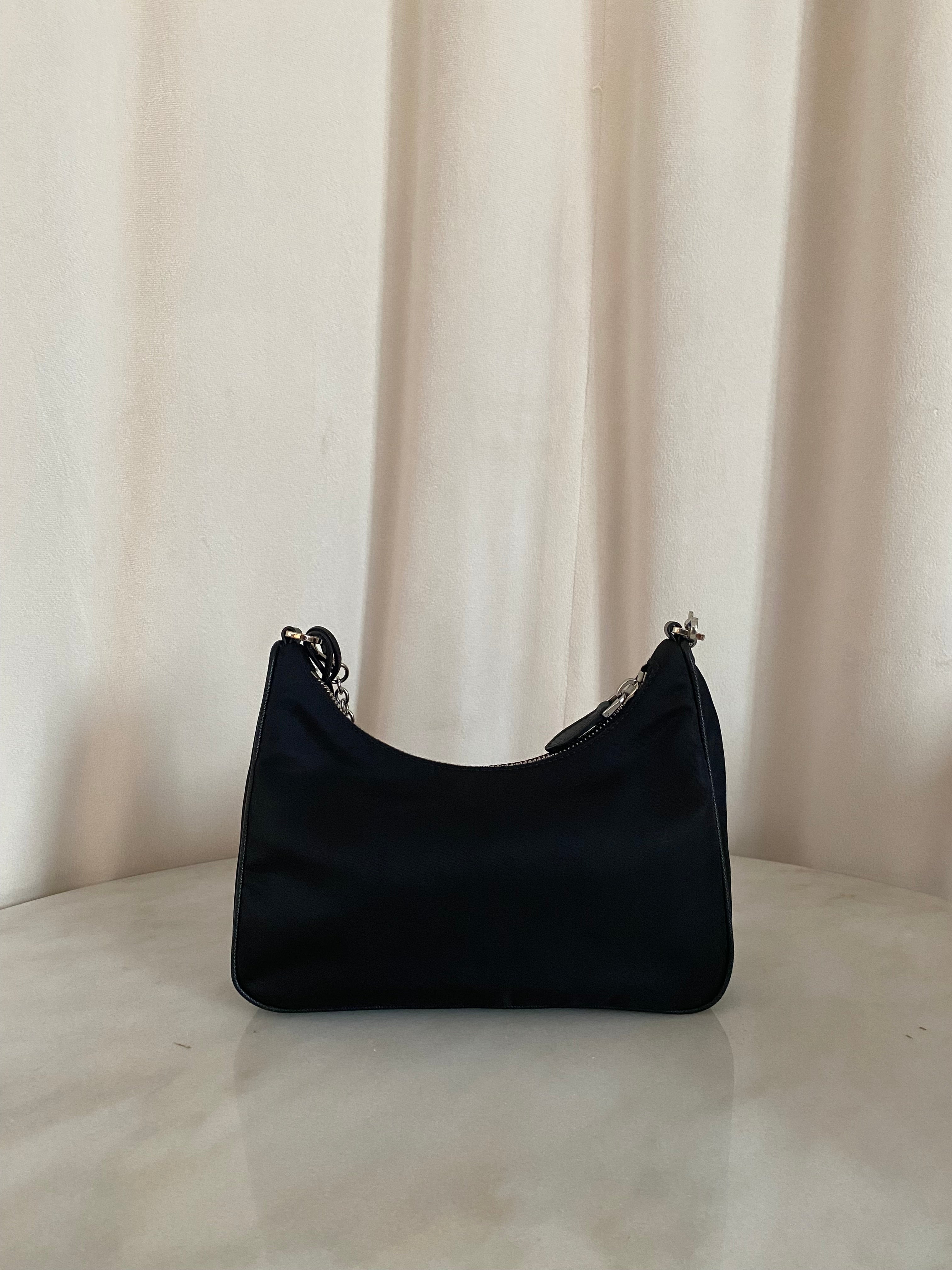 Prada Black Nylon Re-Edition 2005 Bag