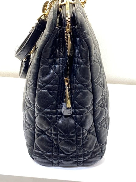 Christian Dior Black Soft Shopping Bag