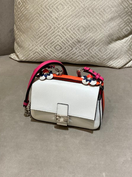 Fendi Teicolor Baguette Flower Medium Bag