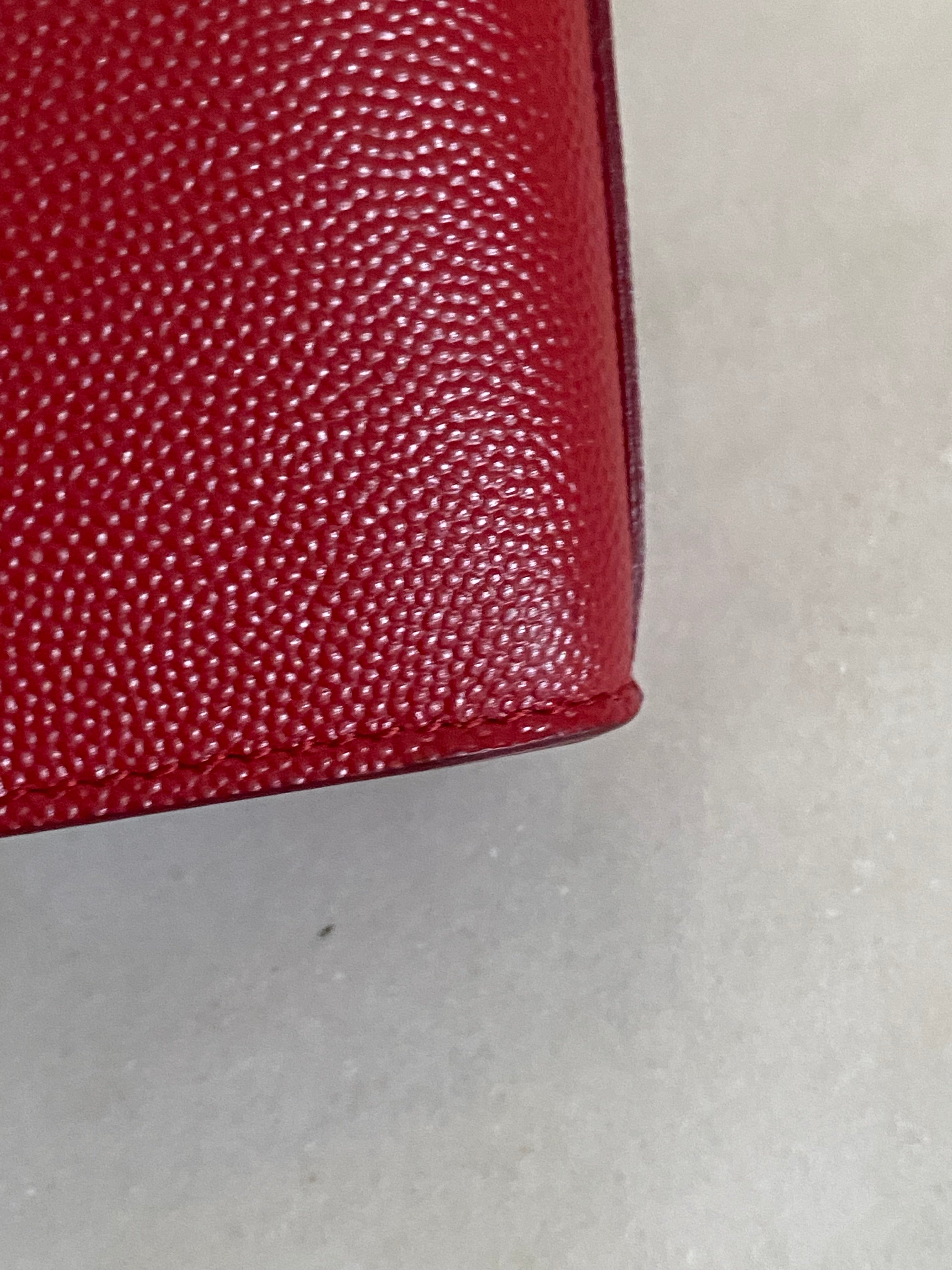 YSL Red Small Kate Chain Crossbody Bag