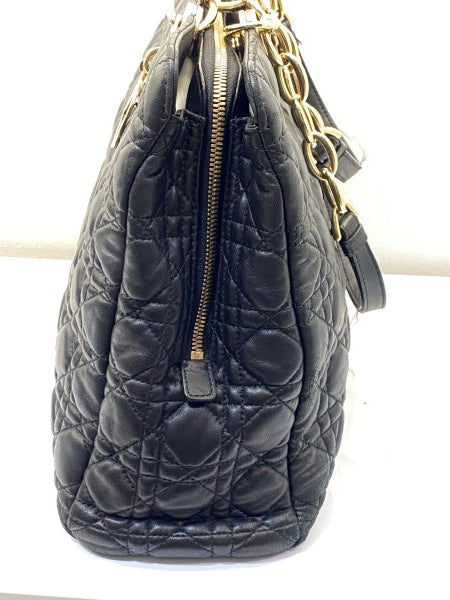 Christian Dior Black Soft Shopping Bag