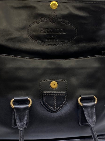 Prada Black Top Handle Bag