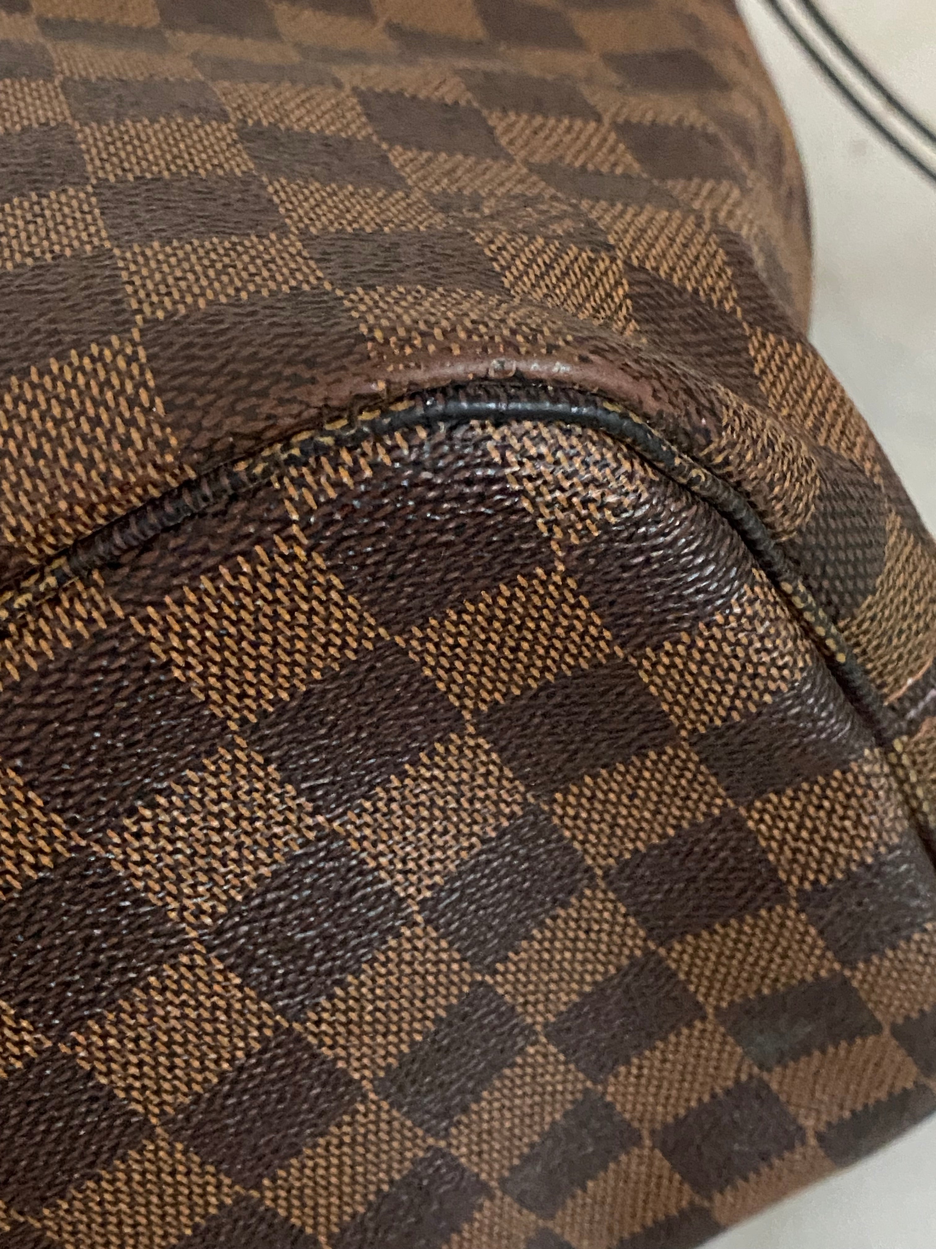 Louis Vuitton Damier Ebene Neverfull MM Bag