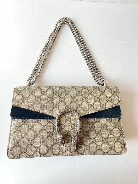 Gucci Bicolor GG Supreme Dionysus Small Bag