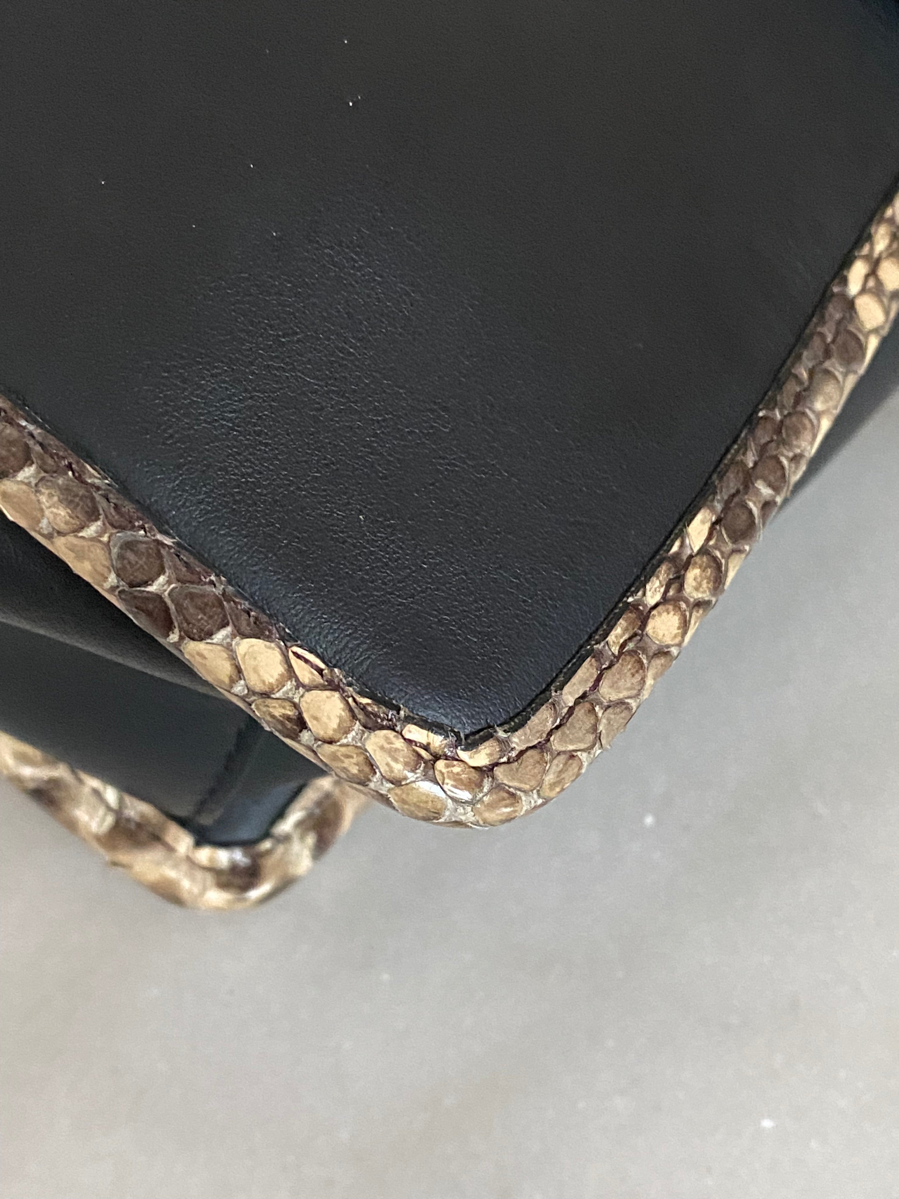 Fendi Multicolor Kan I Python Crossbody Bag