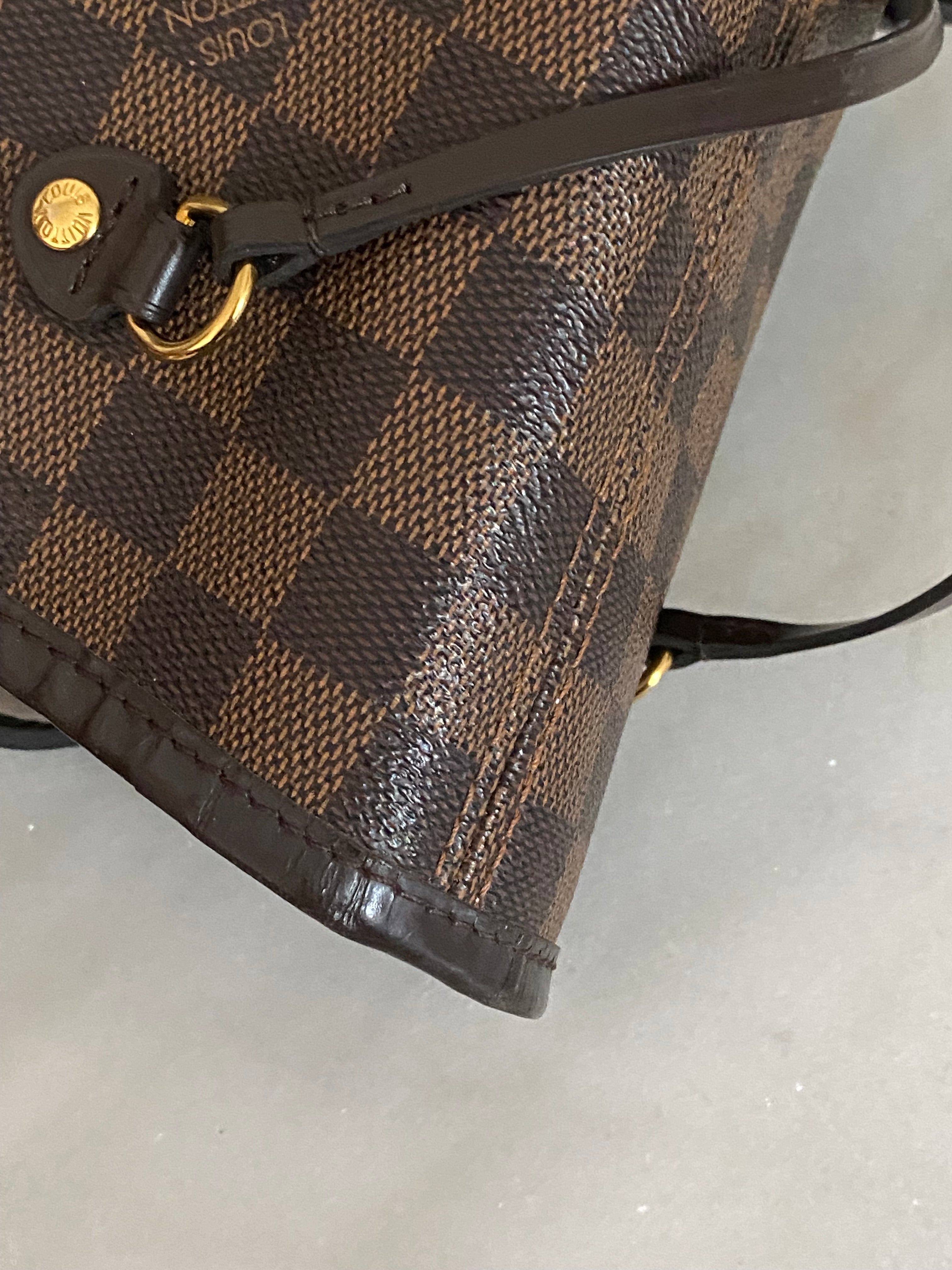 Louis Vuitton Damier Ebene Neverfull MM Bag