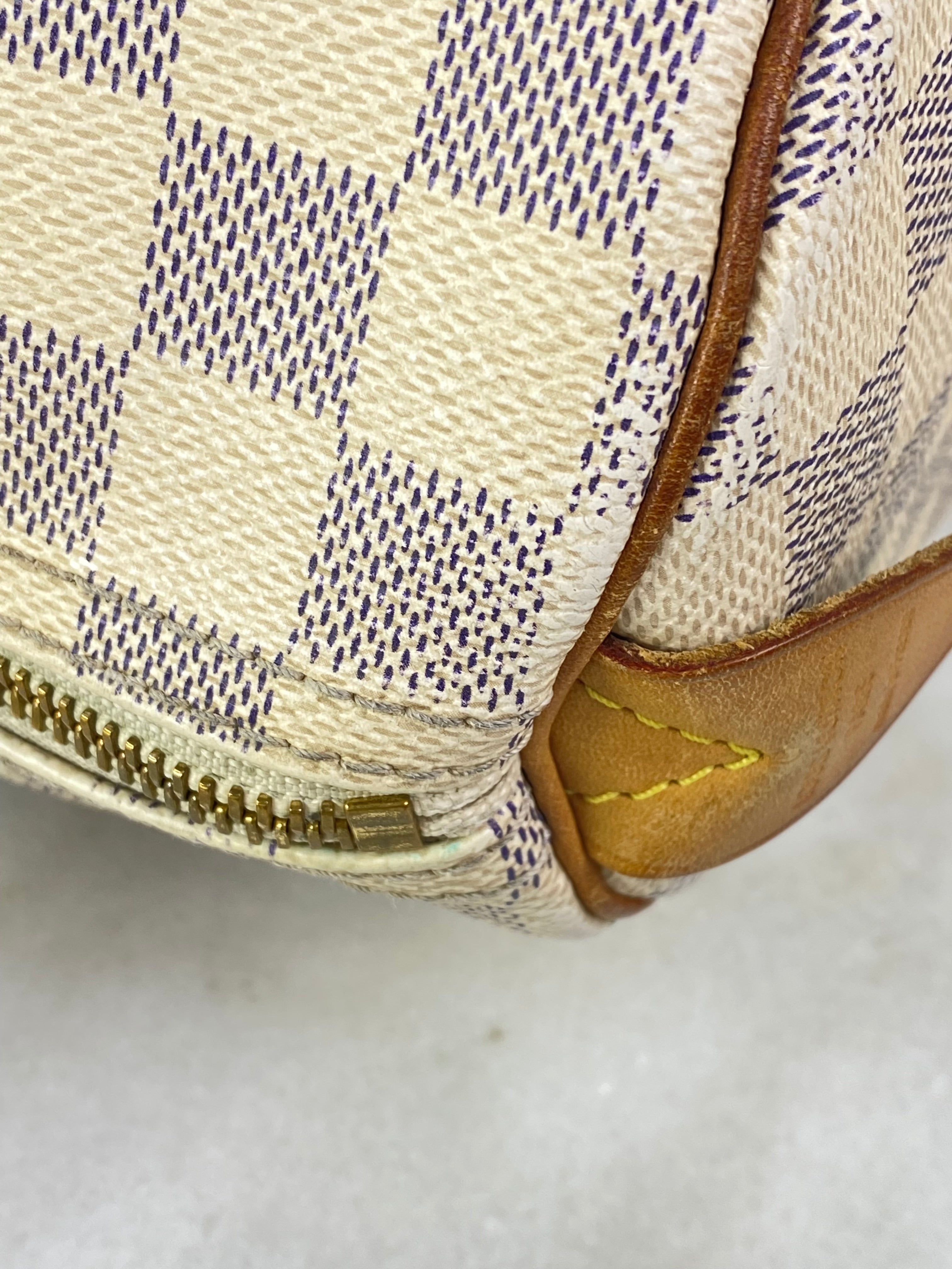 Louis Vuitton Damier Azur Speedy 35 Bag