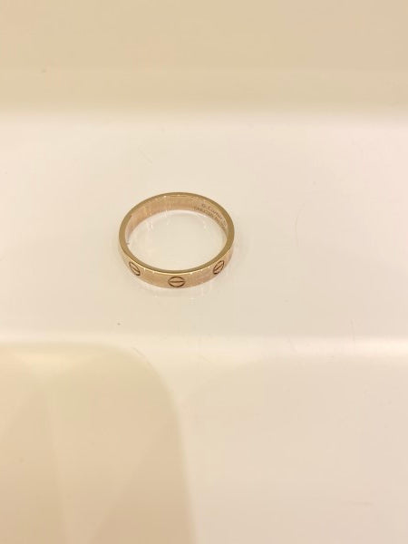 Cartier 18K White Gold Ring 57