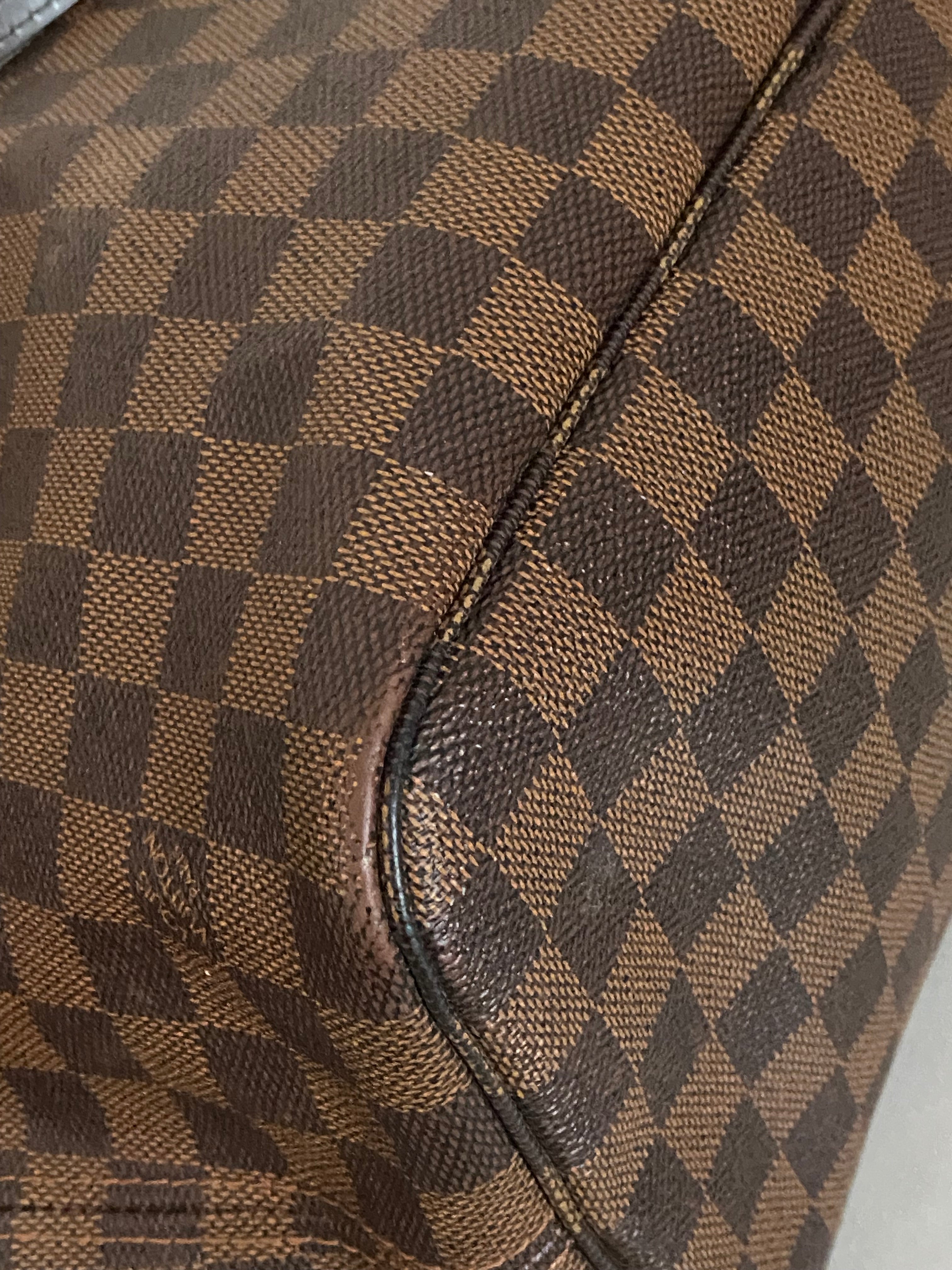 Louis Vuitton Damier Ebene Neverfull MM Bag