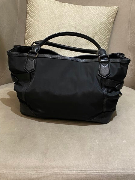 Burberry Black Logo Tote Large Bag