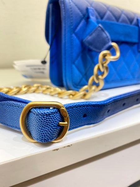 Chanel Blue On The Sea Belt Bag