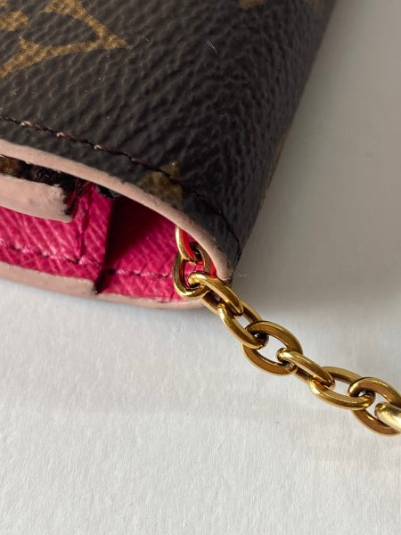 Louis Vuitton Rose Ballerina Emilie Bloom Flower Wallet