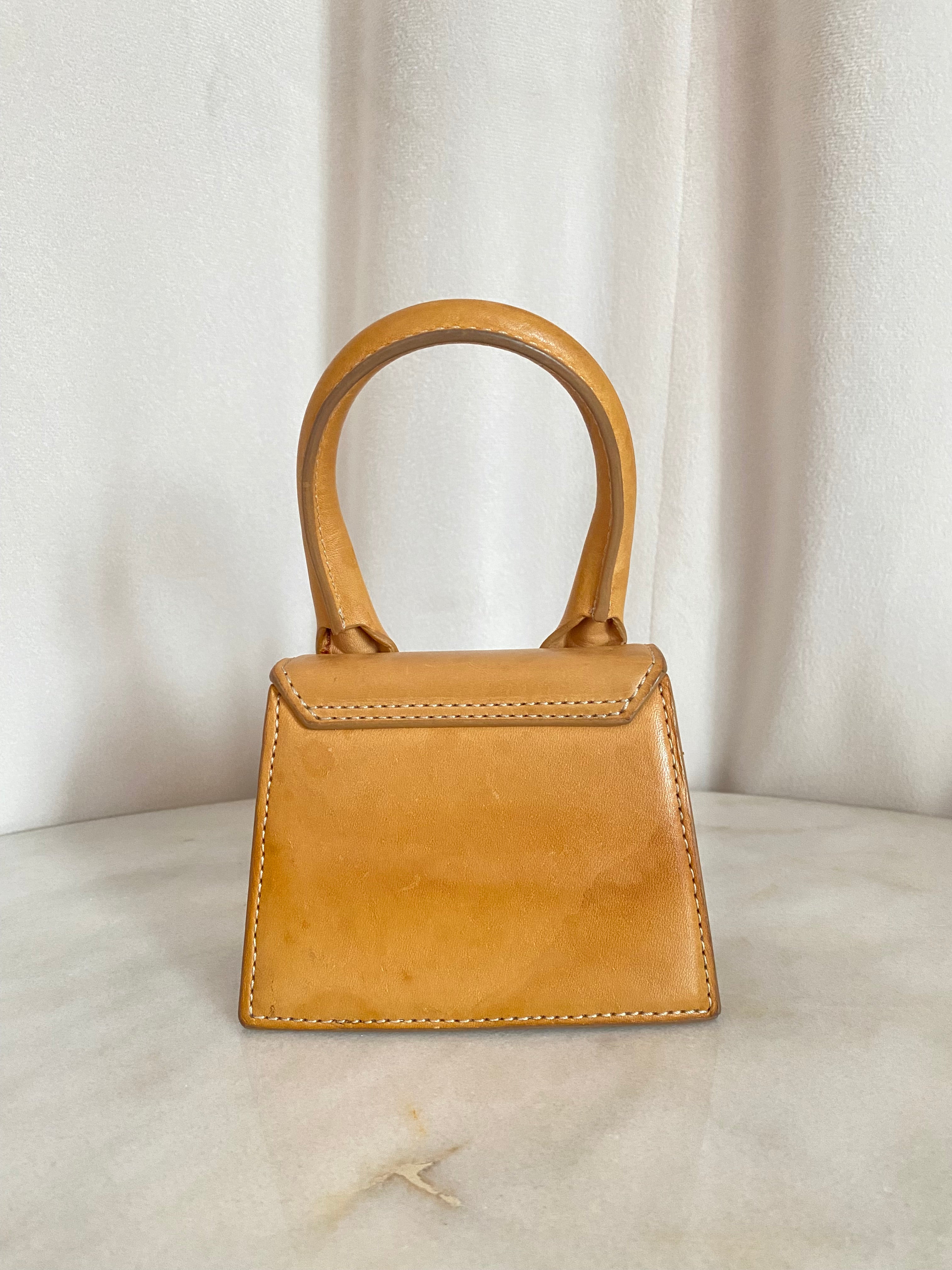 Jacquemus Dark Yellow The Chiquito Mini Bag