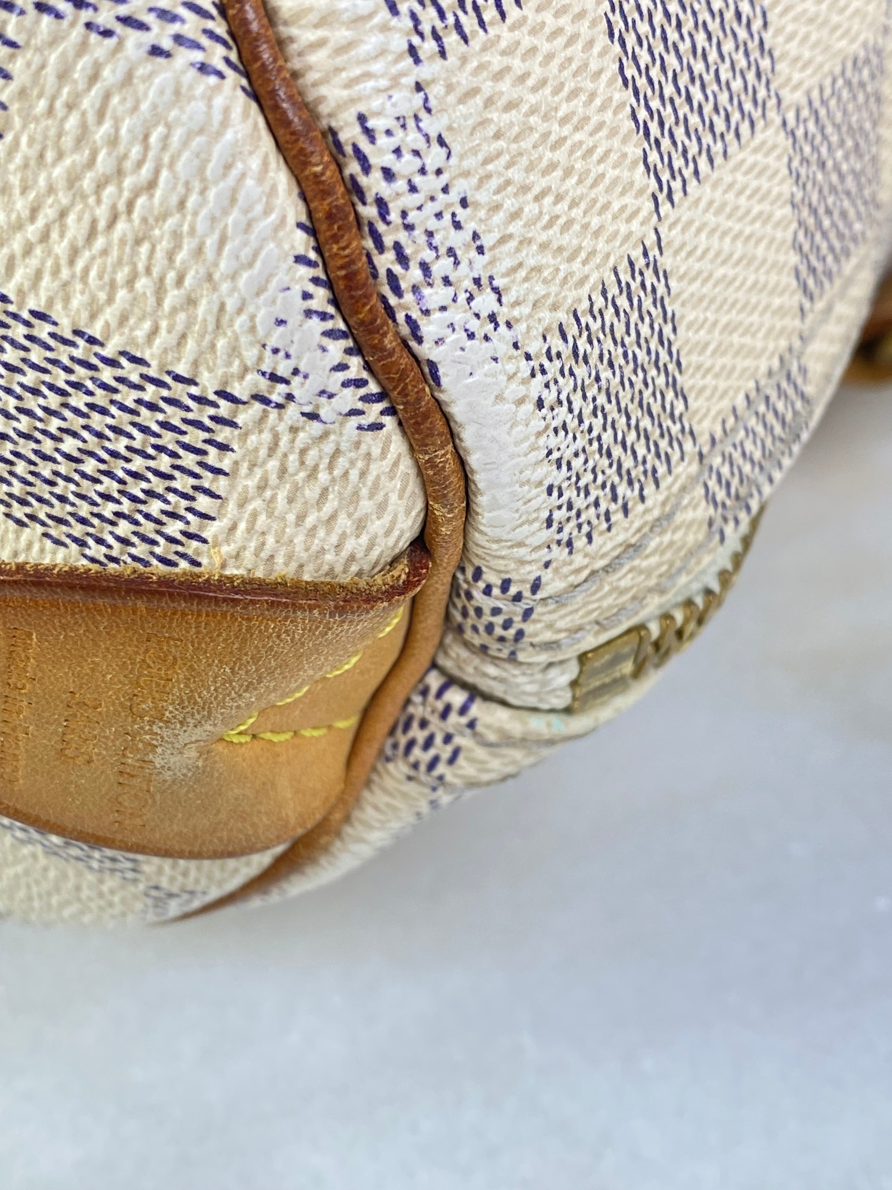 Louis Vuitton Damier Azur Speedy 35 Bag