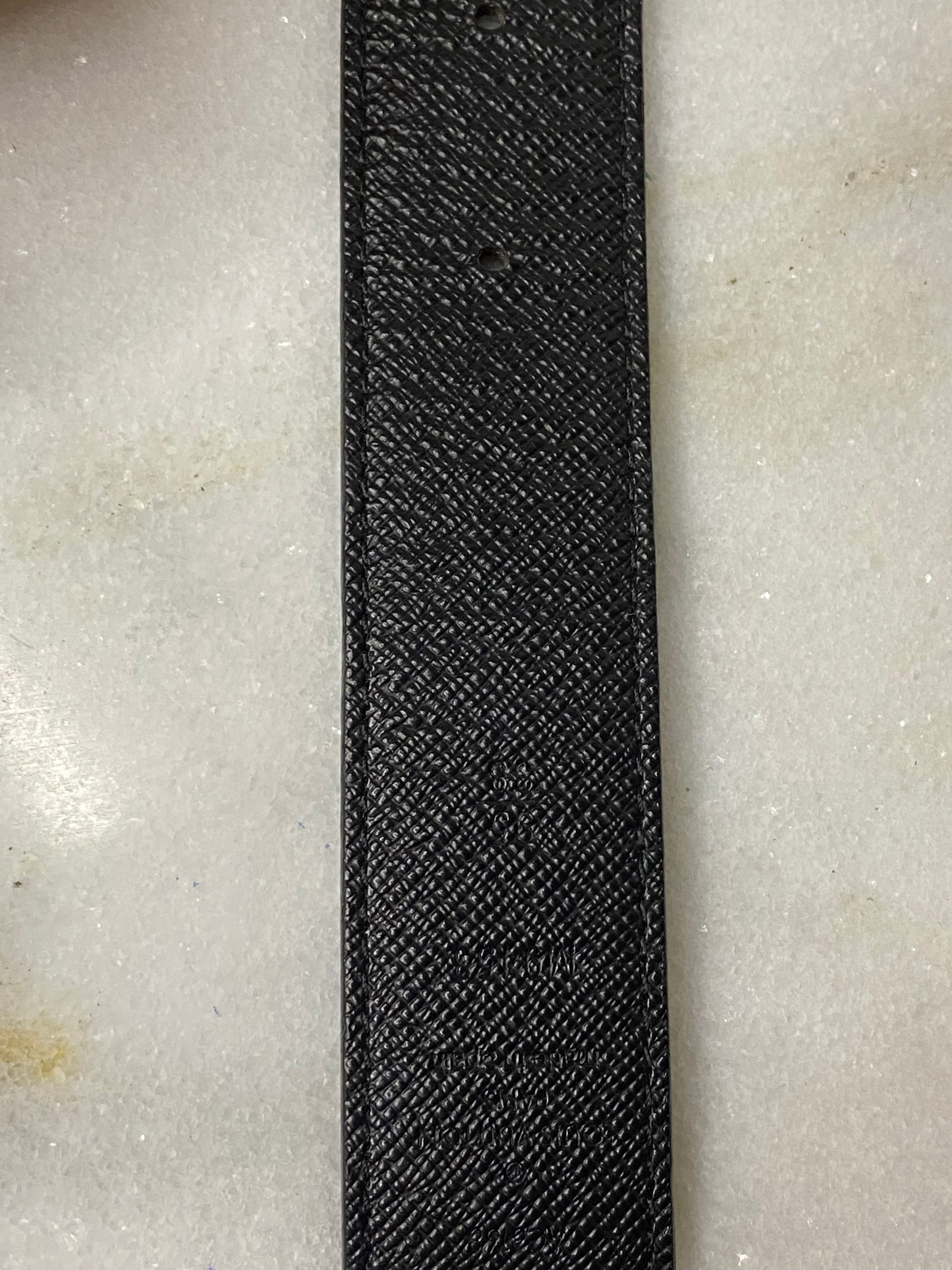 Louis Vuitton Monogram Black 30mm Belt