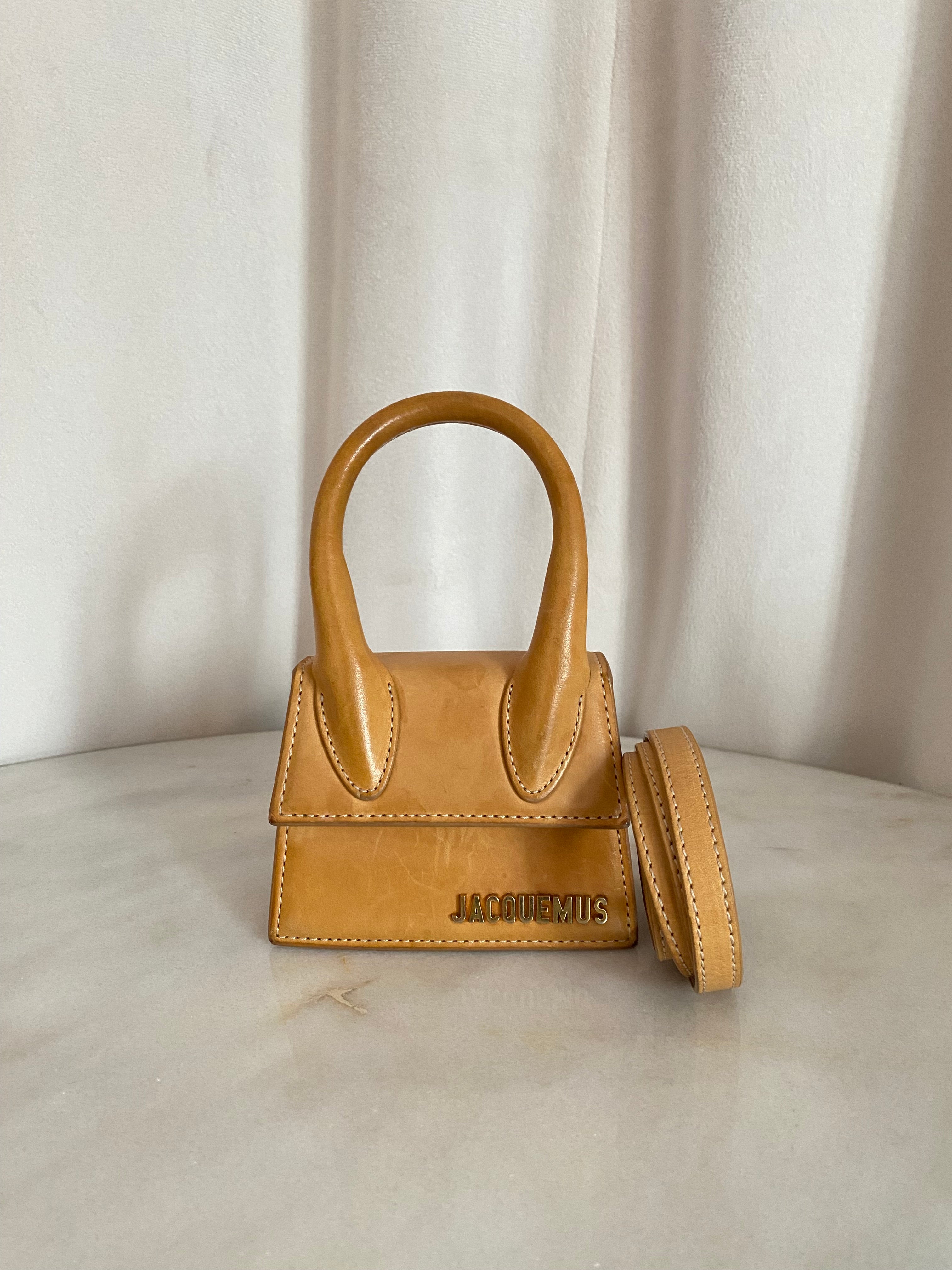 Jacquemus Dark Yellow The Chiquito Mini Bag