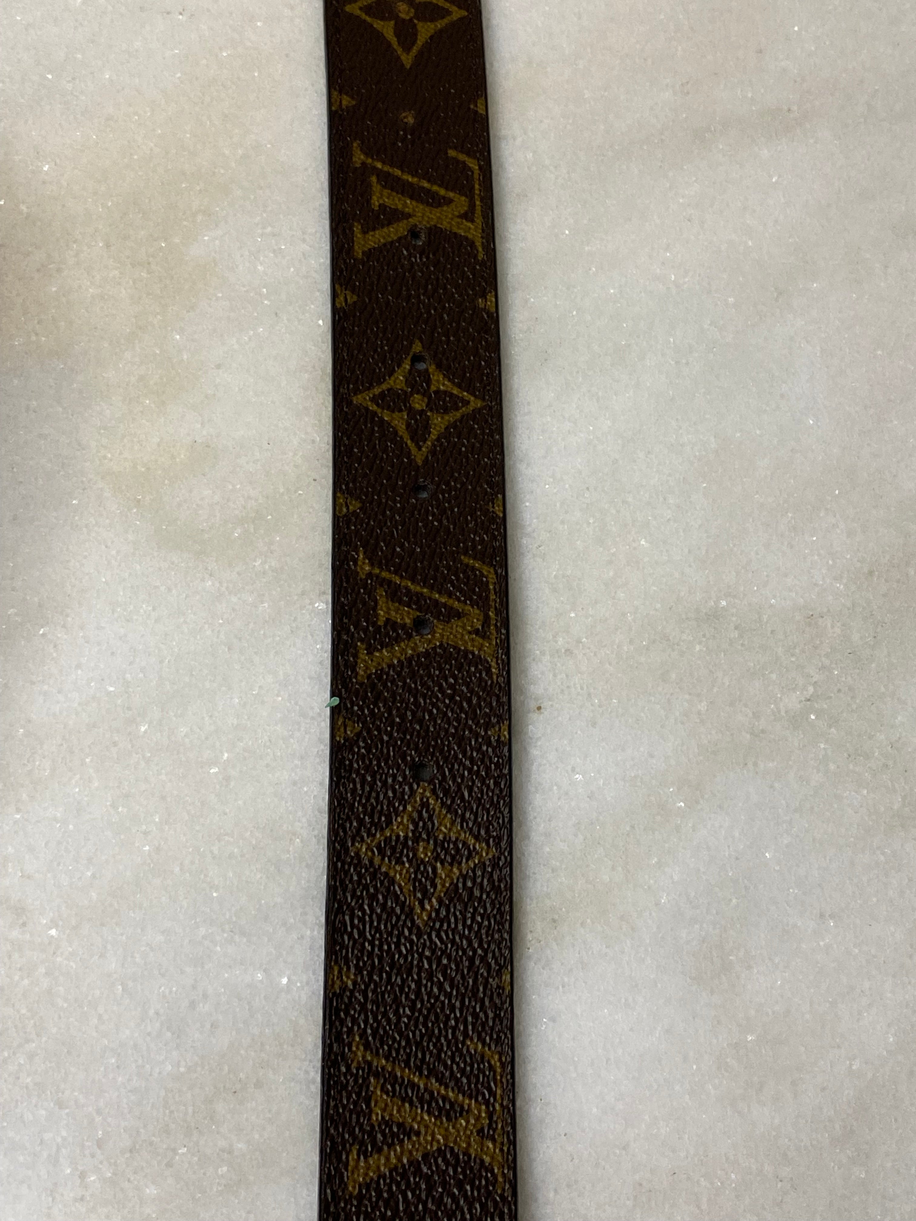 Louis Vuitton Monogram Black 30mm Belt