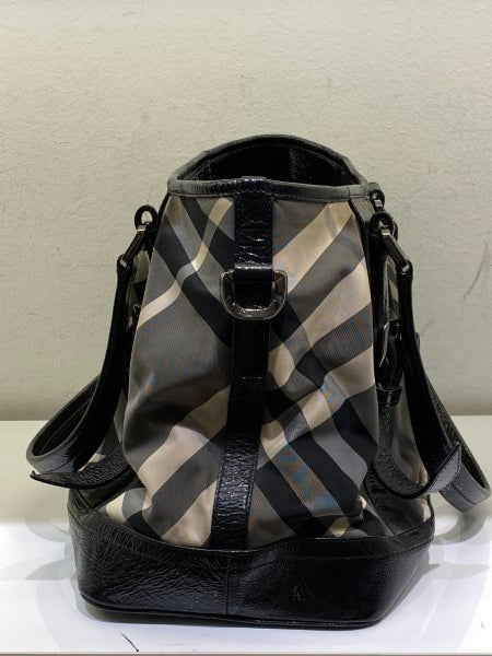 Burberry Bicolor Beat Check Lowry Bag