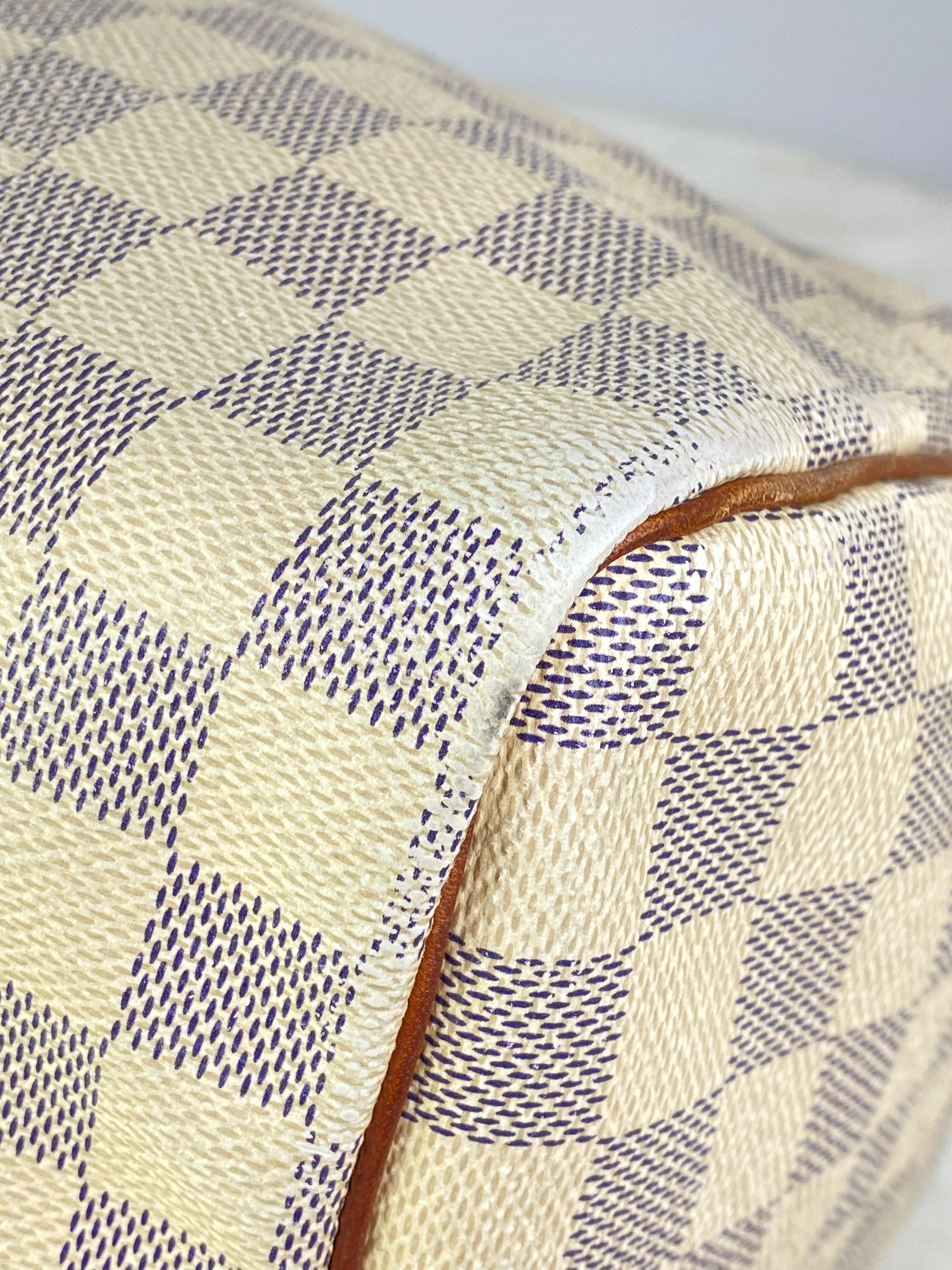 Louis Vuitton Damier Azur Speedy 35 Bag