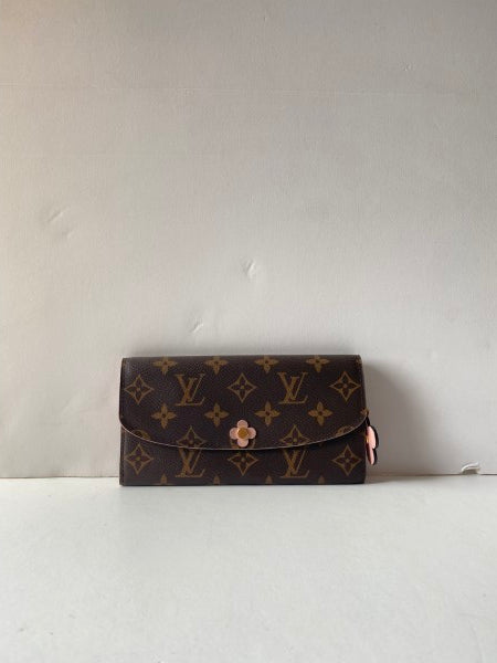 Louis Vuitton Rose Ballerina Emilie Bloom Flower Wallet