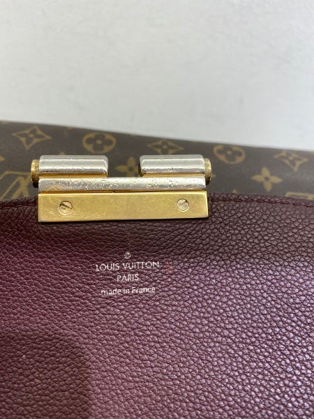 Louis Vuitton Monogram Burgundy Olympe MM Bag