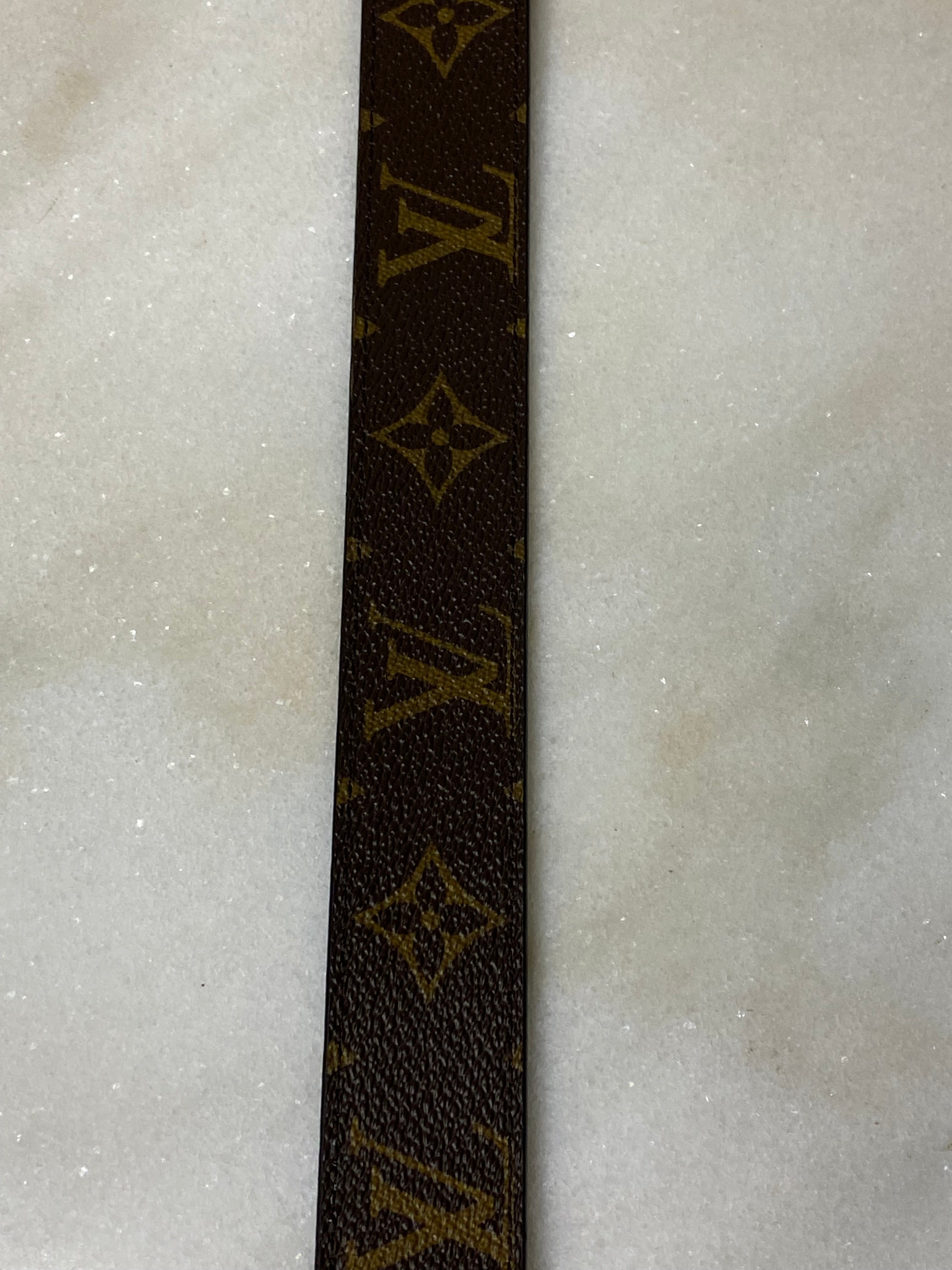 Louis Vuitton Monogram Black 30mm Belt