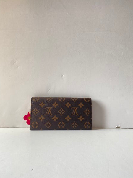 Louis Vuitton Rose Ballerina Emilie Bloom Flower Wallet