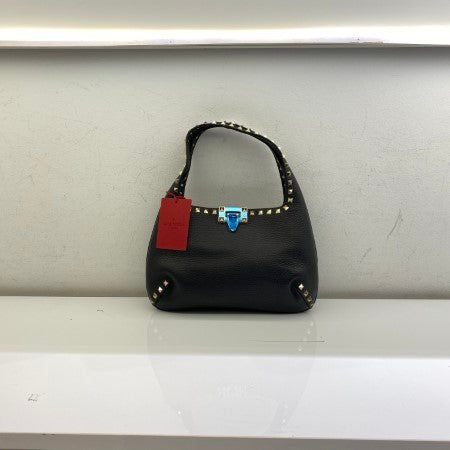 Valentino Black Rockstuds Hobo Small Bag