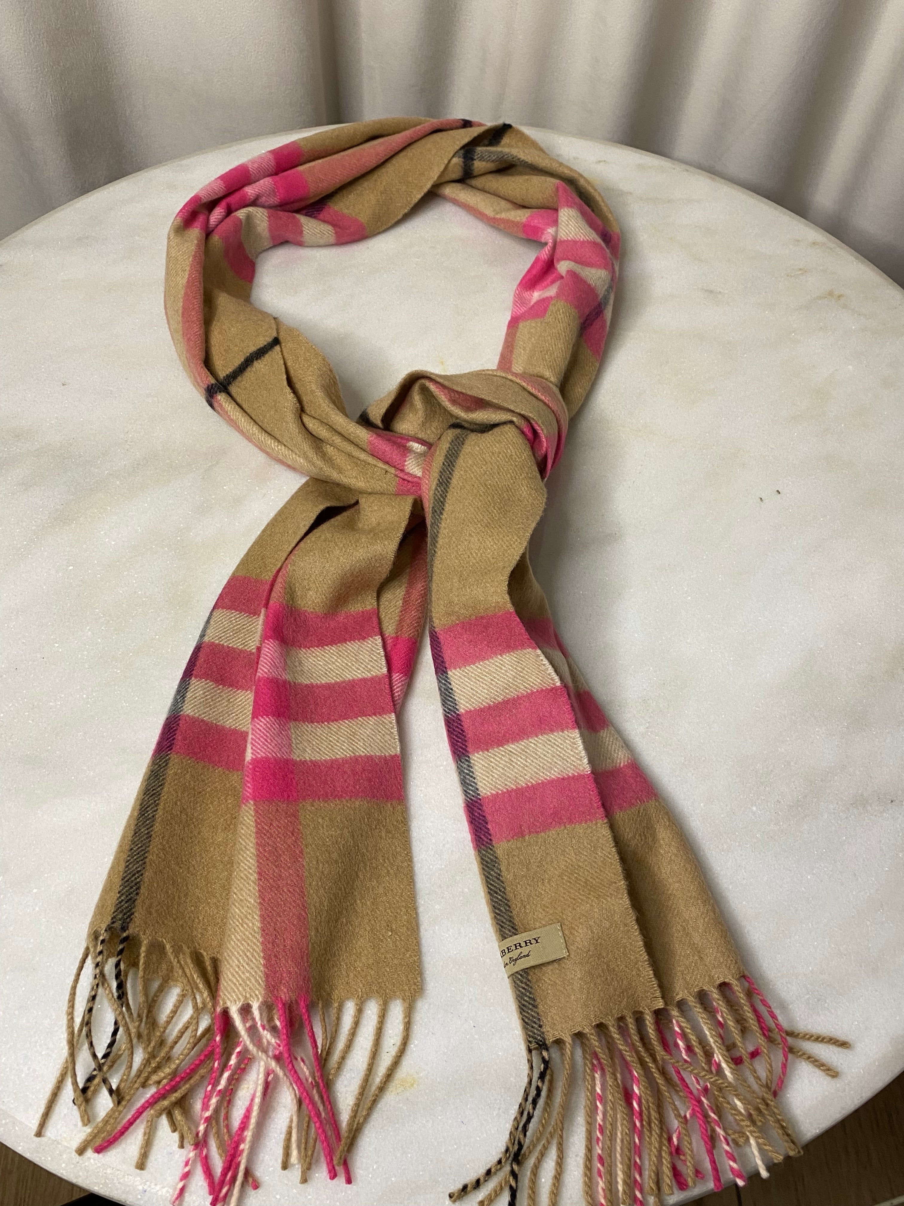 Burberry Bicolor House Check Scarf