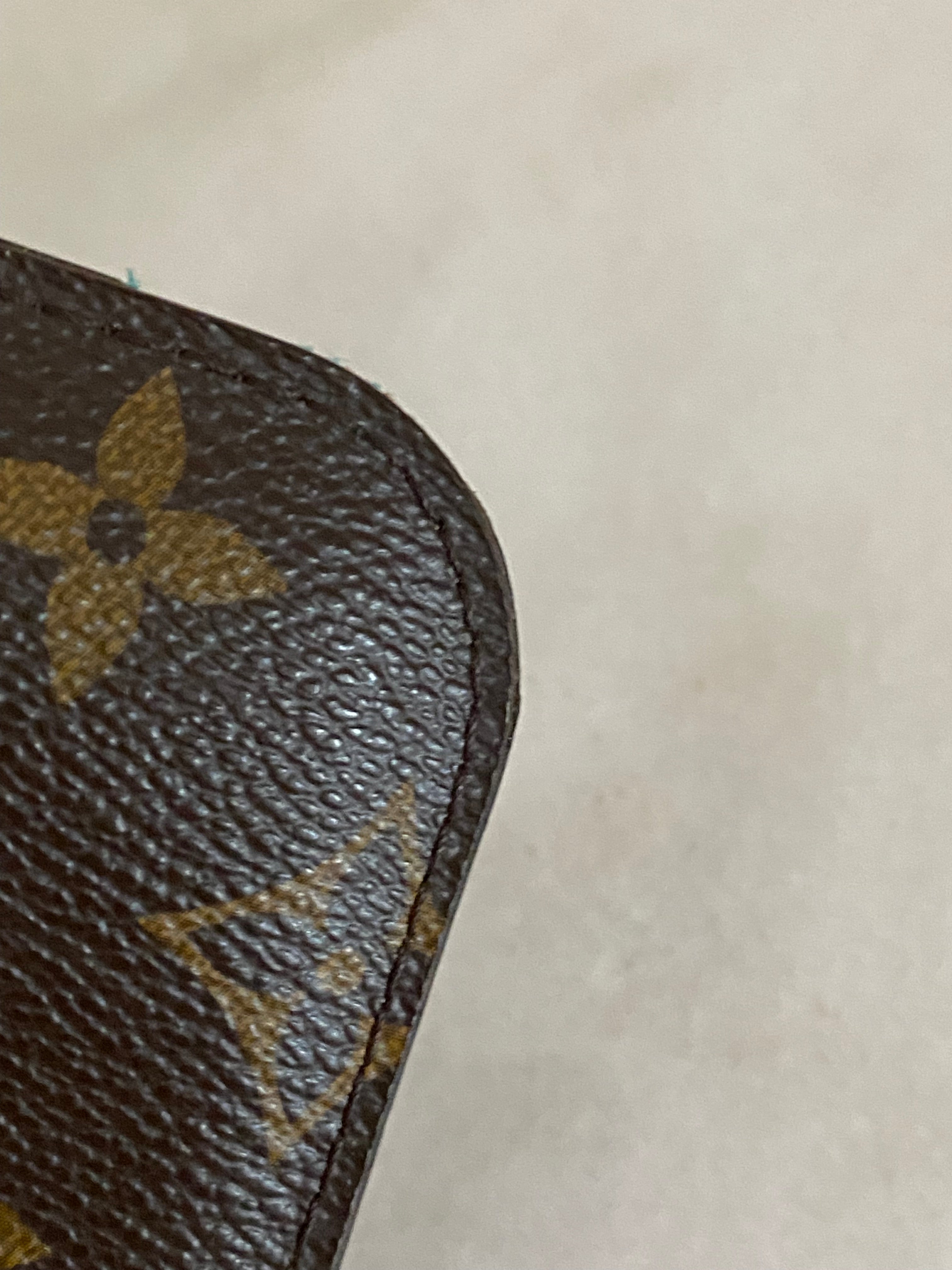 Louis Vuitton Monogram Turquoise Neverfull MM Pochette