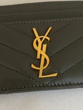 YSL Green Card Holder