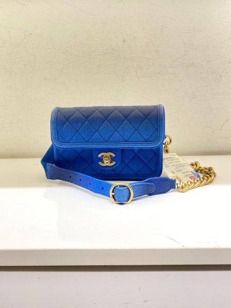 Chanel Blue On The Sea Belt Bag