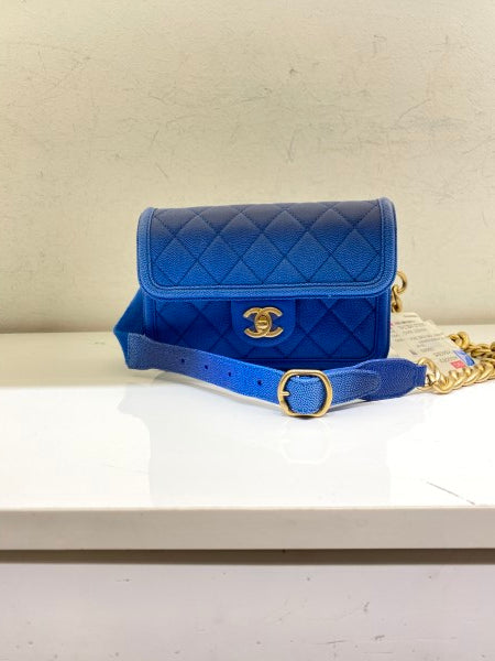 Chanel Blue On The Sea Belt Bag