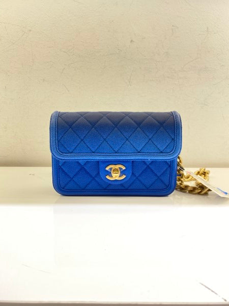 Chanel Blue On The Sea Belt Bag