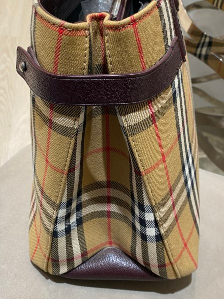 Burberry House Check Banner Tote Medium Bag