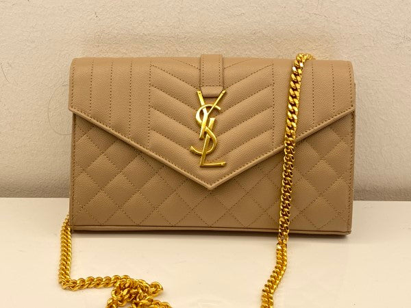 YSL Nude Envelope Wallet on Chain