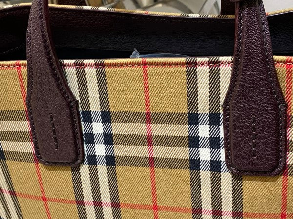 Burberry House Check Banner Tote Medium Bag