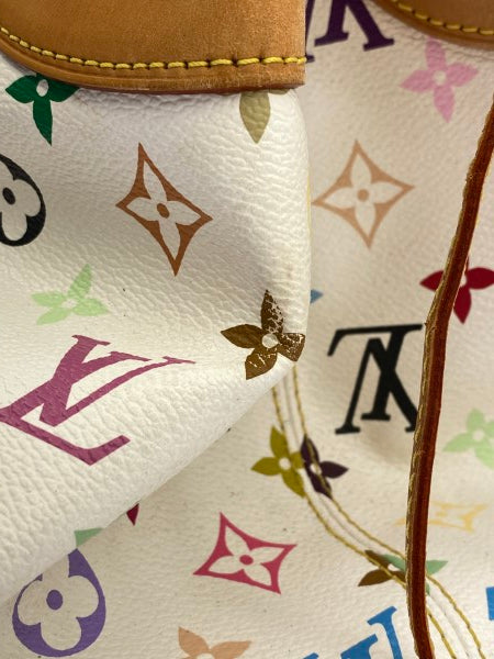 Louis Vuitton White Multicolor Monogram Ursula Bag