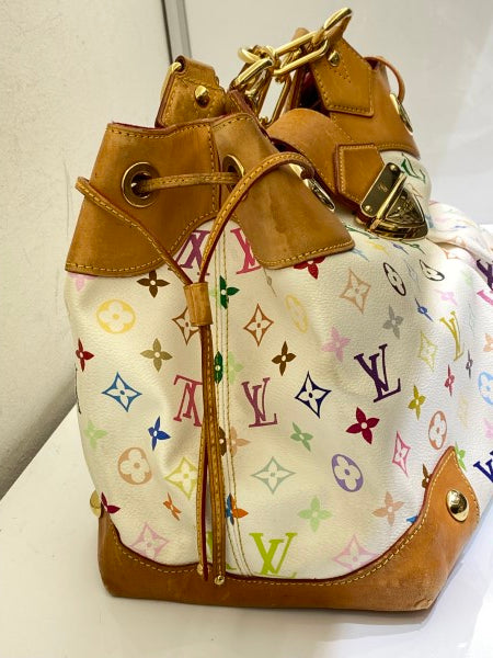 Louis Vuitton White Multicolor Monogram Ursula Bag