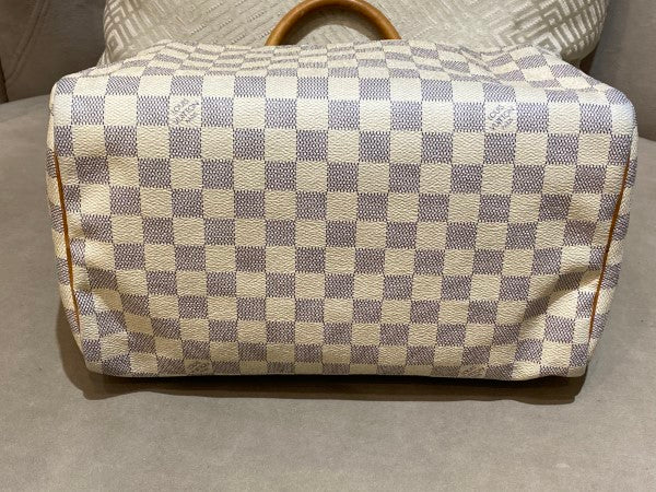 Louis Vuitton Azur Speedy 30 Bag