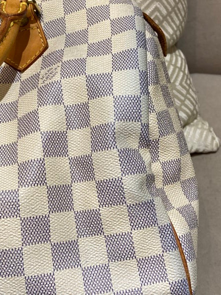 Louis Vuitton Azur Speedy 30 Bag