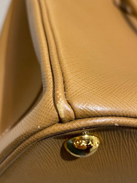 Prada Brown Lux Galleria Large Tote Bag