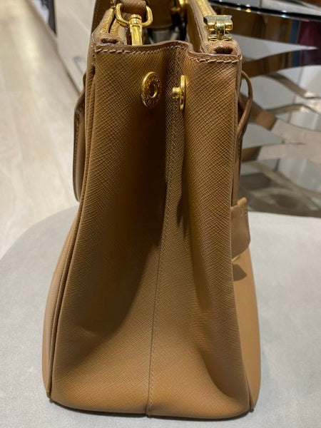 Prada Brown Lux Galleria Large Tote Bag