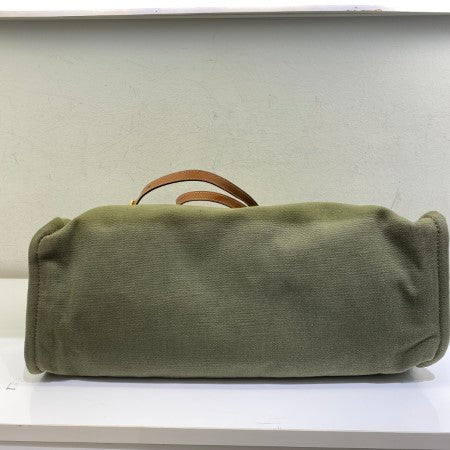 Celine Green Tote Square Cabas Bag