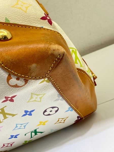 Louis Vuitton White Multicolor Monogram Ursula Bag