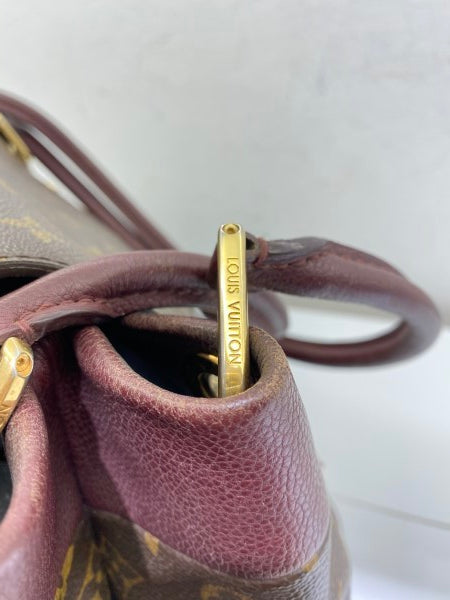 Louis Vuitton Monogram Burgundy Olympe MM Bag