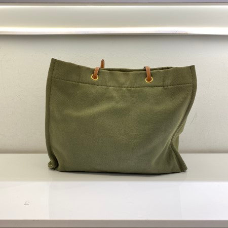 Celine Green Tote Square Cabas Bag