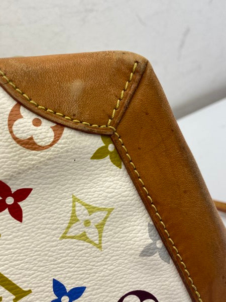 Louis Vuitton White Multicolor Monogram Ursula Bag